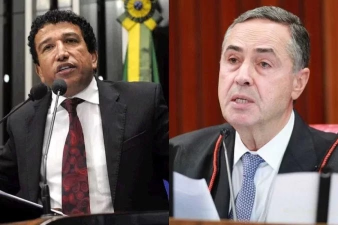 Ministro Luis Roberto Barroso entra com queixa-crime no STF contra Magno Malta por calúnia