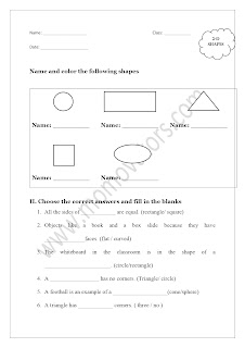 class 1 shapes quiz pdf free @momovators