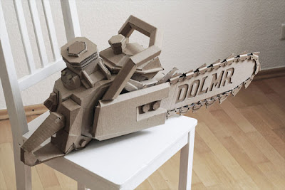 Figurative Cardboard Sculptures Seen On www.cars-motors-modification.blogspot.com