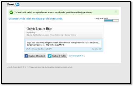 Cara Membuat Acount di LinkedIn