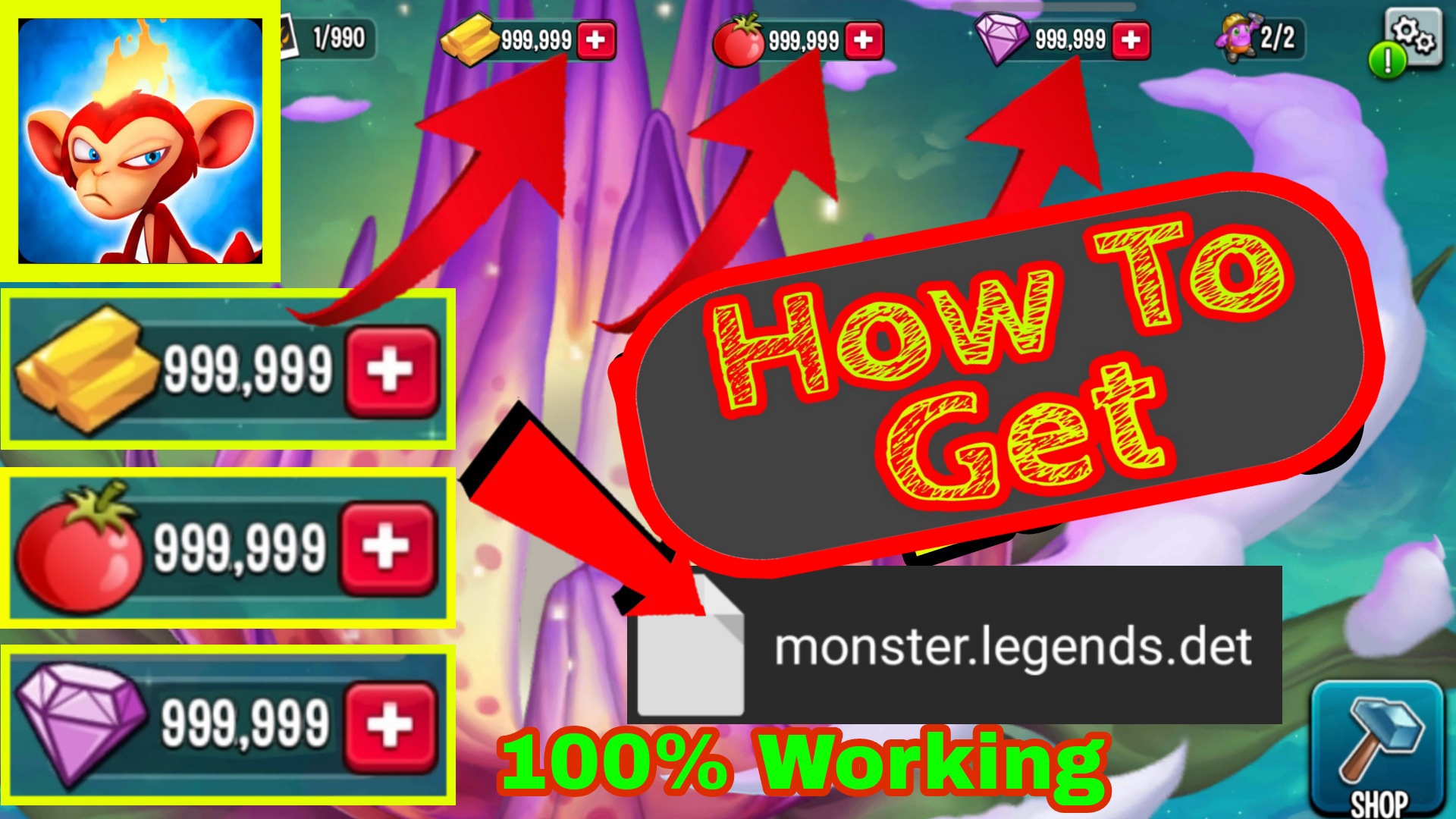 how to get unlimited everything in monster legends easily
