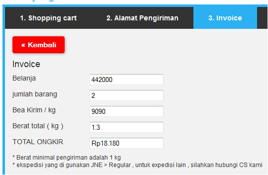 Contoh Membuat Invoice Tagihan  Service Laptop