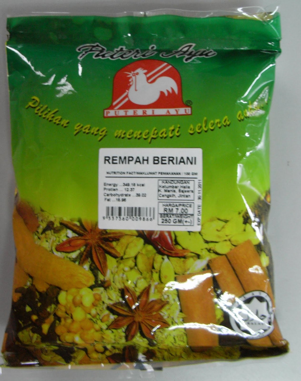 Puteri ayu: Rempah Beriani