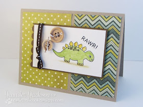 Dinosaur Card using Prehistoric Pals Stamp set