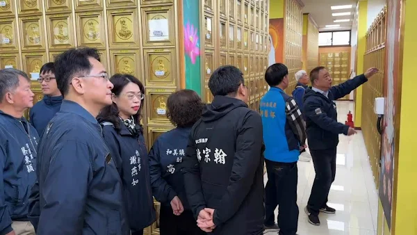 ▲和美鎮第三靈安堂今日正式營運啟用，總經費達8,300萬元，提供約11,000個納骨櫃，滿足鎮民的需求。（記者林明佑翻攝）
