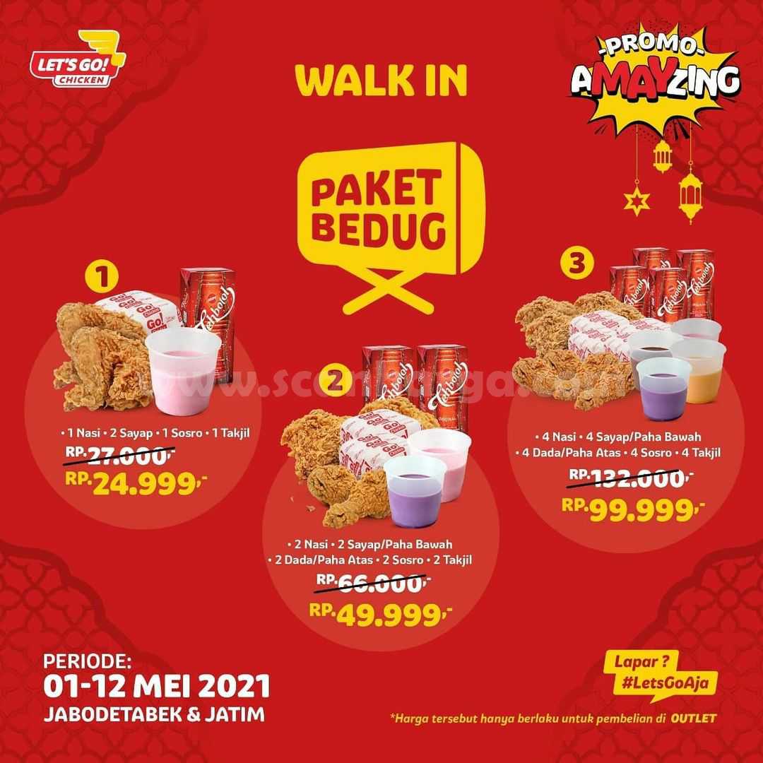 Promo Lets Go Chicken PAKET BEDUG – Harga mulai Rp24.999