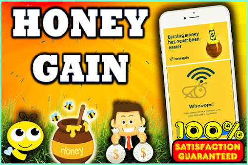 Get paid for your unused intenet traffic from honey gain