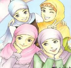 Foto Jilbab Kartun Muslim  Kumpulan Gambar Foto Kartun