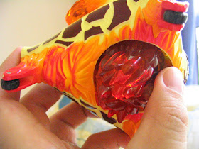 Ben 10 Ten Tennyson Bandai Heatblast Pyros Blazer ship