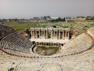 Travelog Turkey Pamukkale National Park Theatre of Hierapolis