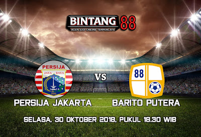 Prediksi Persija Jakarta vs Barito Putera 30 Oktober 2018