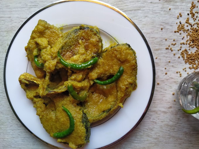 মজাদার সরিষাবাটা ইলিশ রান্নার রেসিপি || Ilish Bhapa Shorshe || Ilish/Hilsa Fish In Spicy Mustard Gravy Recipe