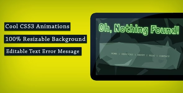 404 Error Page - Lost in the Jungle - 404 Pages Specialty Pages