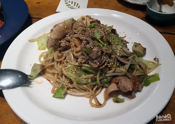 udon au nattô, Fukuoka