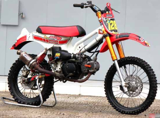 Gambar 7 Modifikasi  Motor Trail  Cross Grasstrack Terbaru 