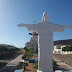 Estátua do Cristo Redentor sofre vandalismo em praça de Nova Olinda