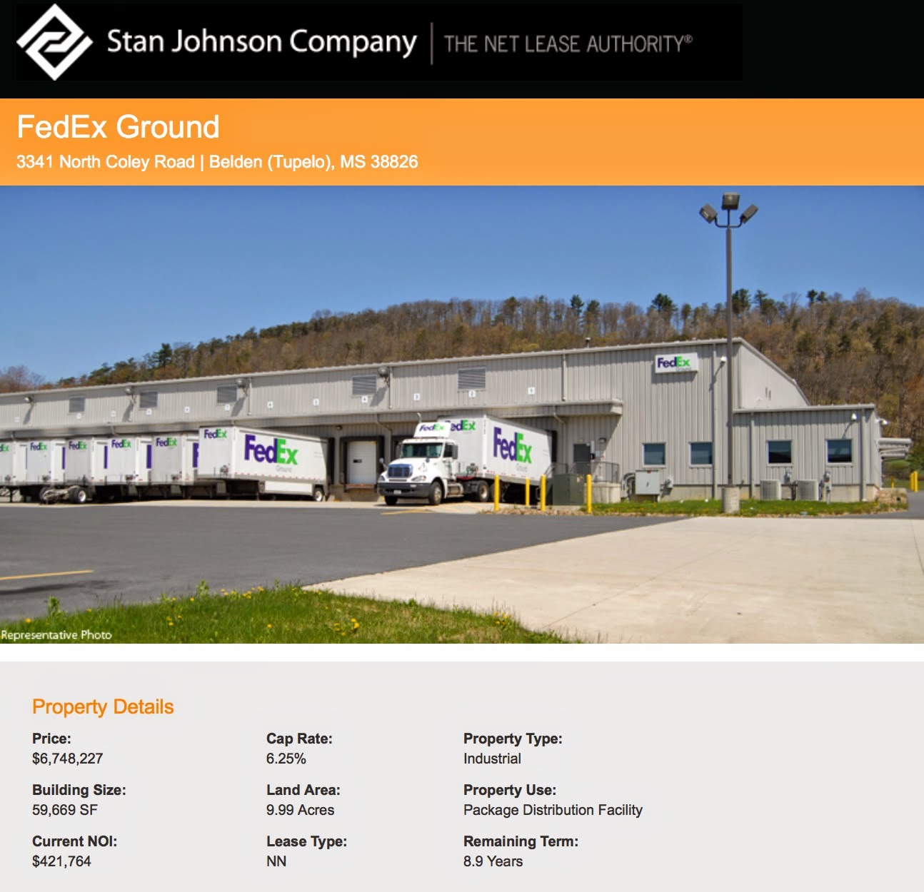 10 Year Lease | New Build to Suit Construction | Highly Passive NN Lease | Strong Logistics Locatio