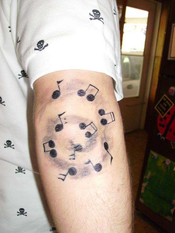 Music Tattoo Design