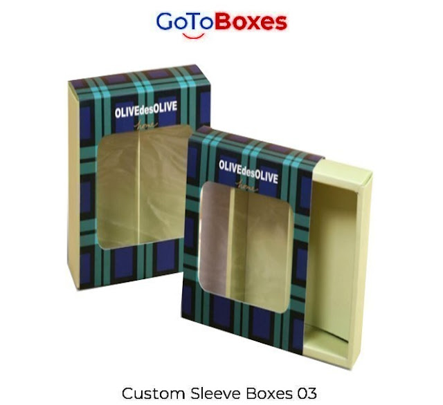 Get Custom Sleeve Boxes for making your product unique and attractive. Place your order at GoToBoxes and get many reasonable and affordable offers at wholesale also free shipping of your product.