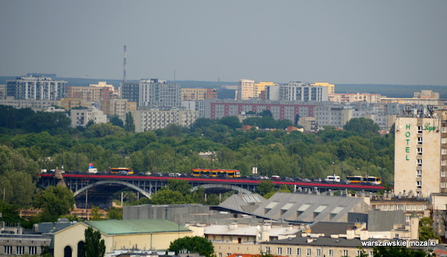 widok panorama Warszawa