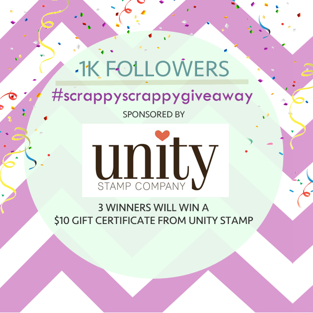 ScrappyScrappy 1K Instagram Giveaway! #scrappyscrappy #instagiveaway #giveaway #prize