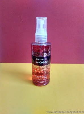 Body and Bodyworks Haul and Review - A Thousand Wishes Perfume Mist