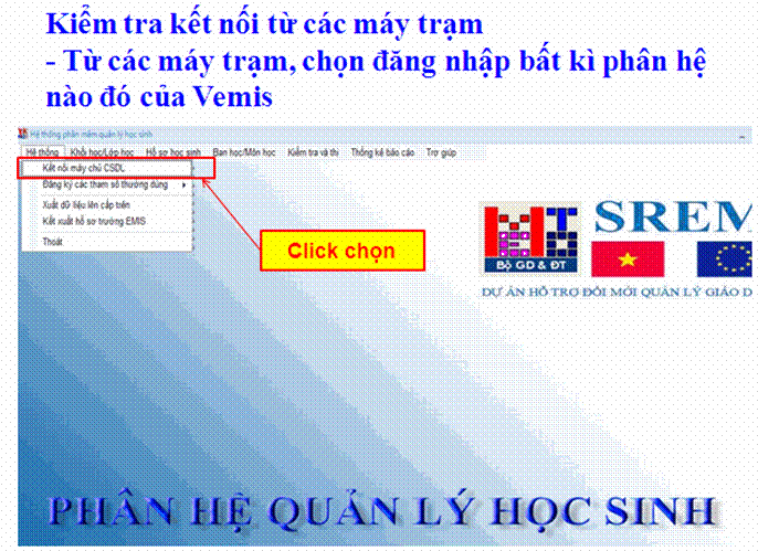 Kết nối SQL từ máy trạm với máy chủ trong LAN