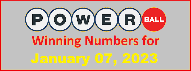 PowerBall Winning Numbers for Saturday, January 07, 2022