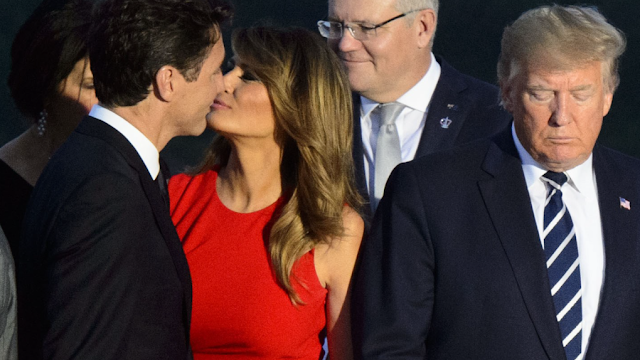 Melania Trump and Justin Trudeau: The truth behind that photograph