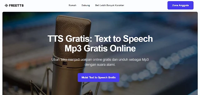 Free TTS - Aplikasi Text to Speech Indonesia