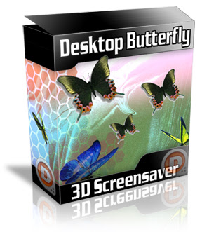 desktop Desktop Butterfly 3D Screensaver