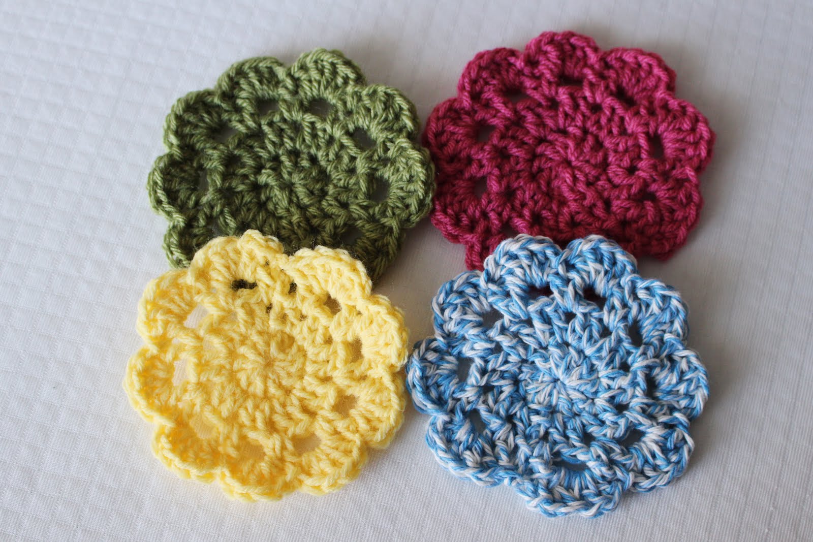 Crochet coaster