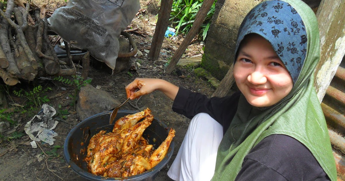 Khadijah Nas Cara  Penyediaan Ayam  Kampung Panggang 