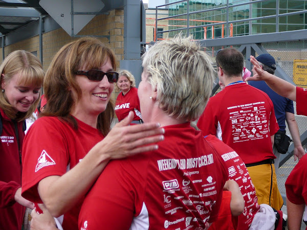 Sharon & MJ - Finish Line!