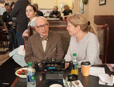 Alan Arkin on the set of Love the Coopers