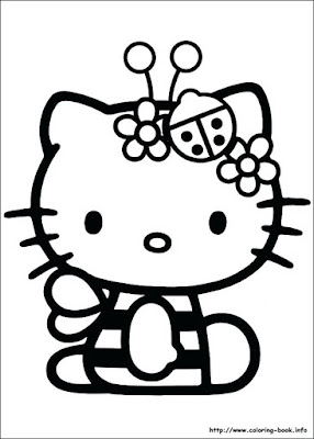 Hello Kitty Halloween Coloring Pages 9