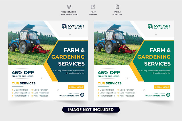Agriculture Farming Service Poster Free Download