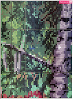 Вышивка бисером сказочный лес. Схема