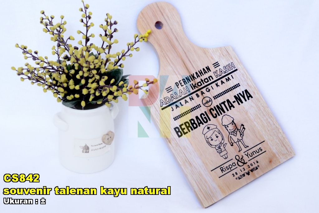  Souvenir Talenan Kayu Natural Souvenir Pernikahan