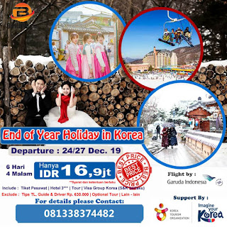 PAKET TOUR KOREA 2019