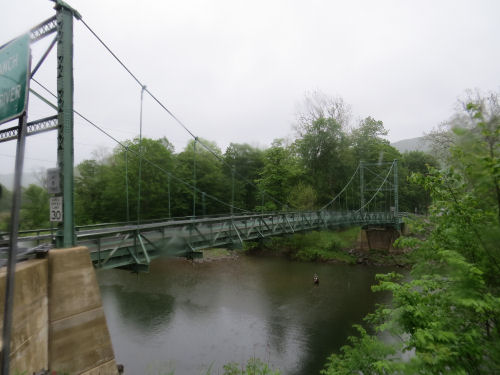 Corbett New York suspension bridge