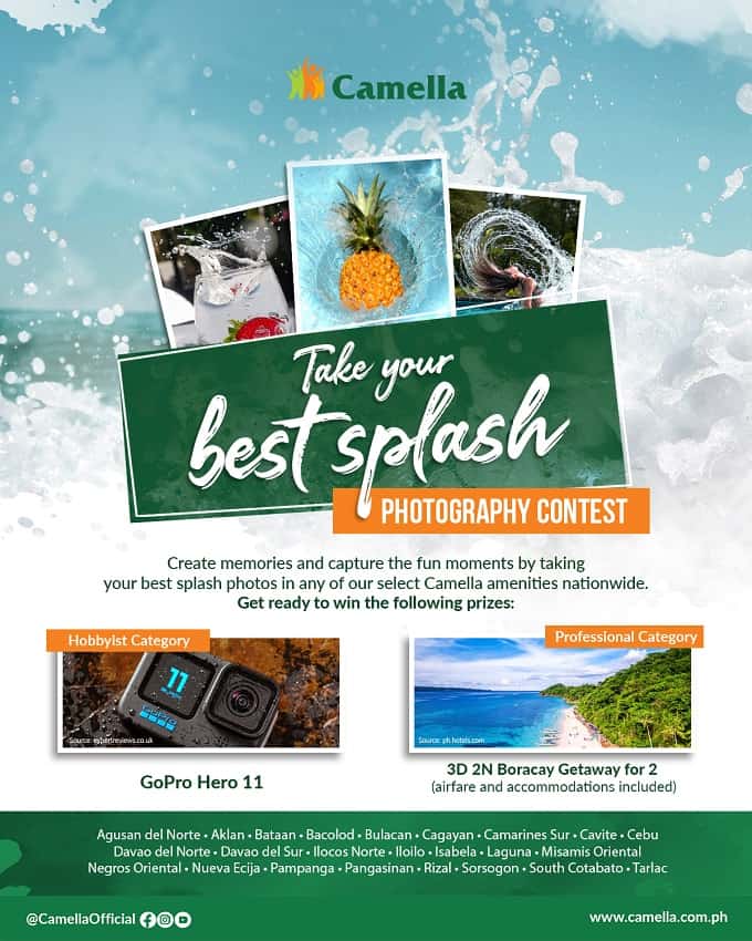 Camella's Summer Splash Photography Contest 2023