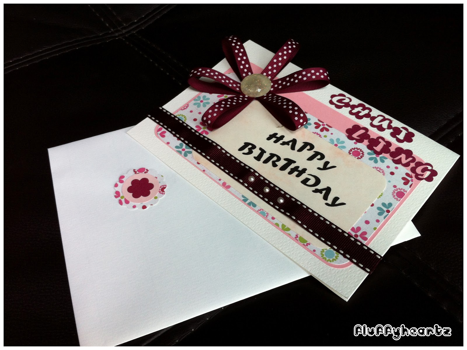 Fluffyheartz ♥: Personalized Birthday Cards for female colleagues