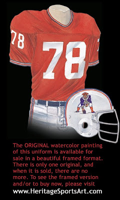 New England Patriots 1971 uniform