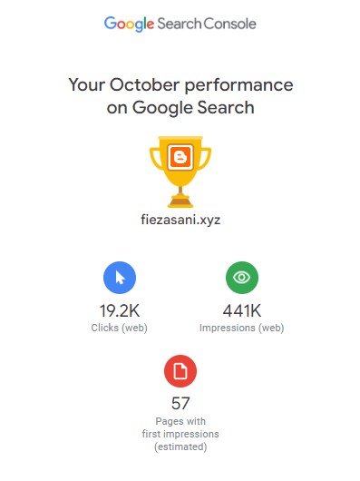 perfomance blog, google search console