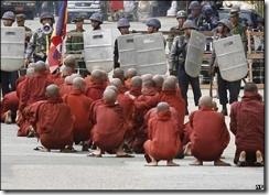 Burma protest