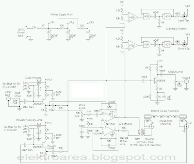  rangkain gitar reverb efek