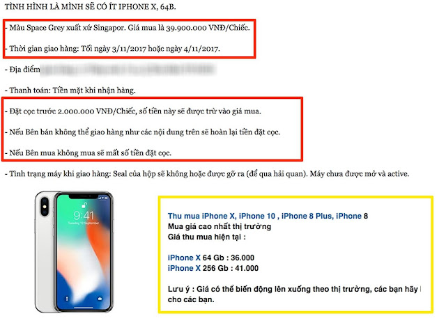 iPhone X chốt giá 40 triệu đồng tại Việt Nam