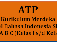 ATP Kurikulum Merdeka Mapel Bahasa Indonesia SD/MI