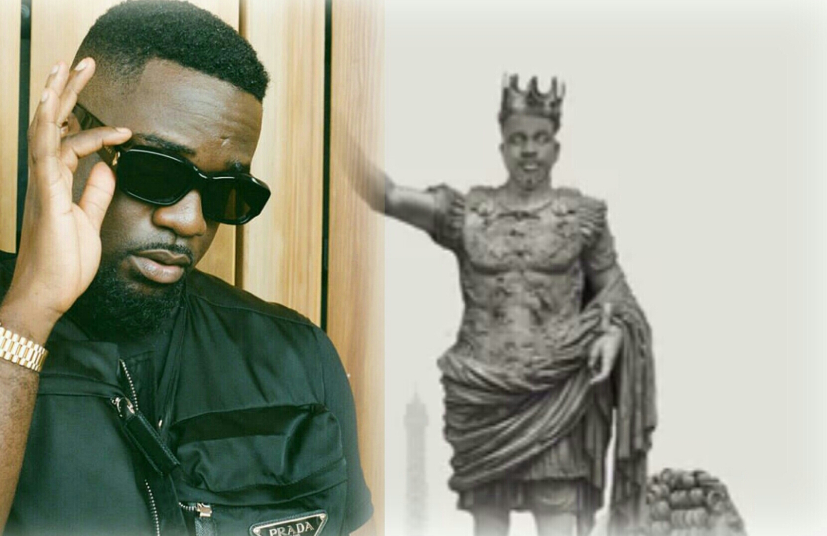 Sarkodie statue